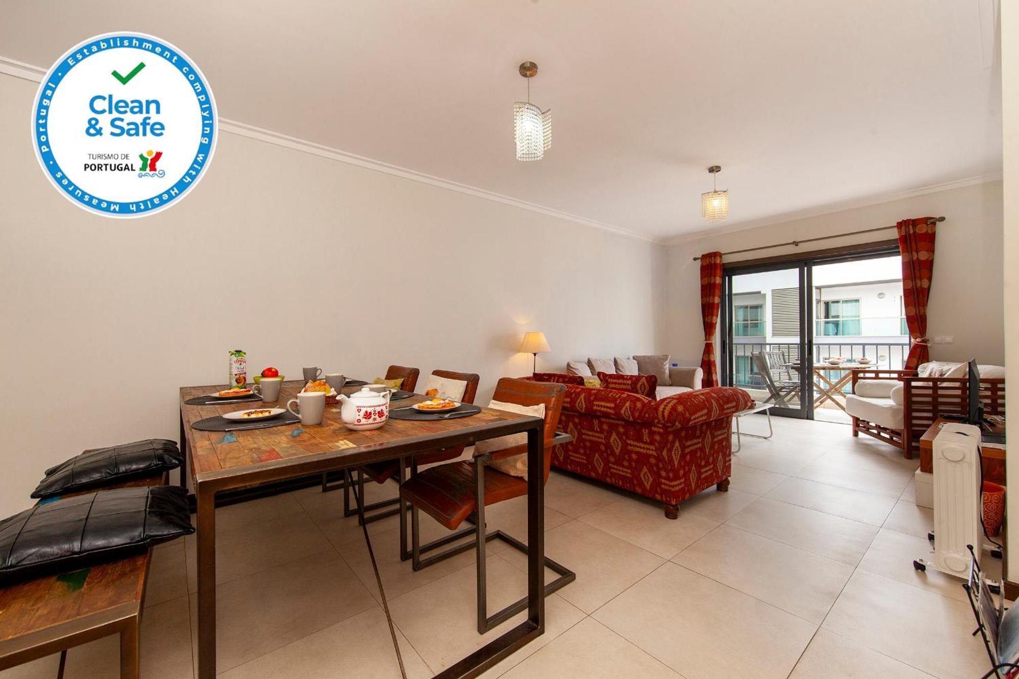 B04 - Luxury 2 Bed W Terrace Pool Lejlighed Lagos Eksteriør billede